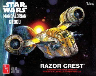 AMT Star Wars: The Mandalorian & Grogu Razor Crest 1:72 Scale Model Kit AMT1561